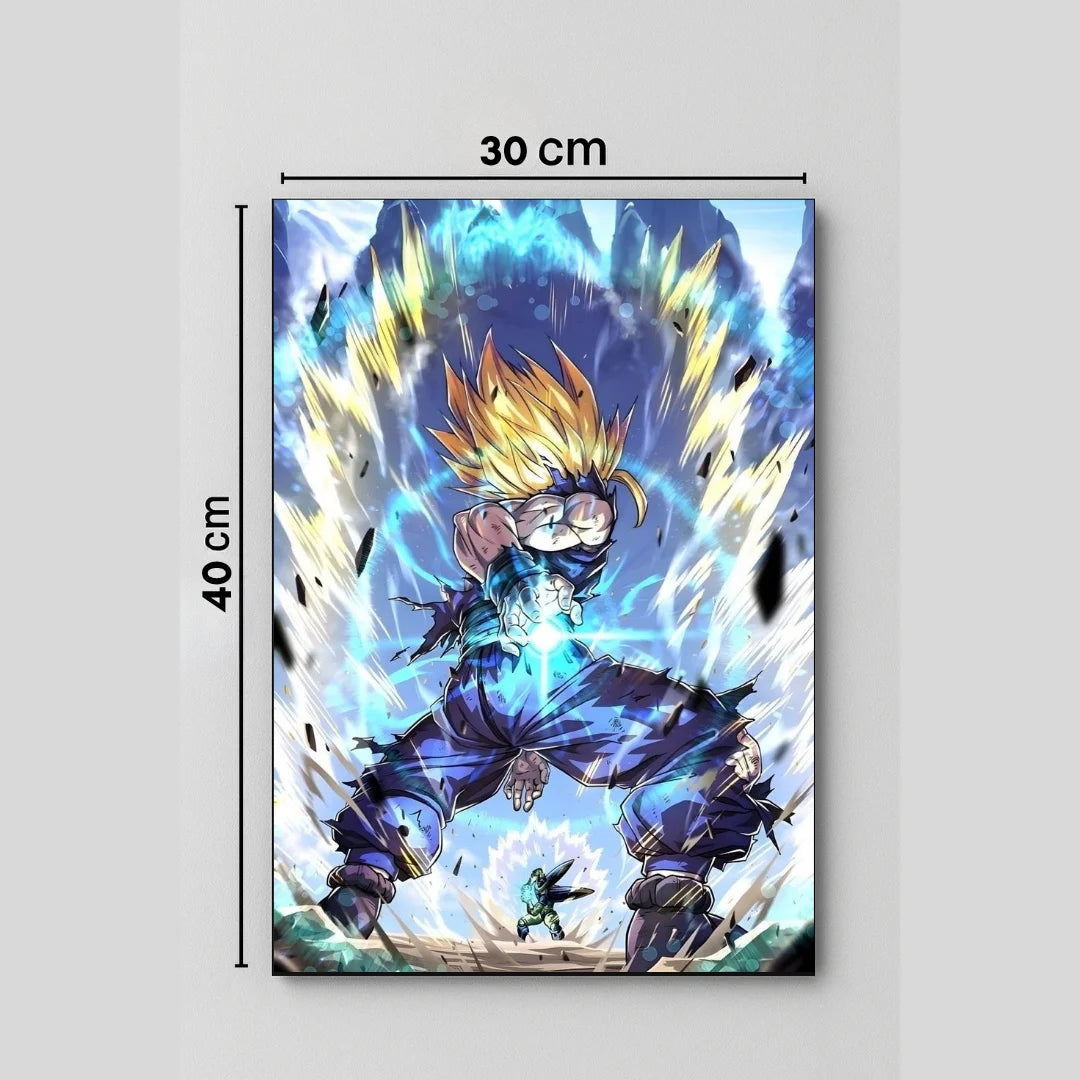 Explosión de Poder Gohan SSJ2 vs Cell